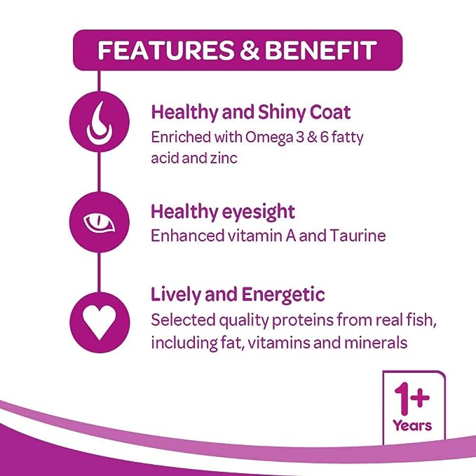 Whiskas Adult (+1 year) Dry Cat Food Food, Ocean Fish Flavour, 3kg Pack Whiskas Adult (+1 year) Dry Cat Food Food, Ocean Fish Flavour, 3kg Pack